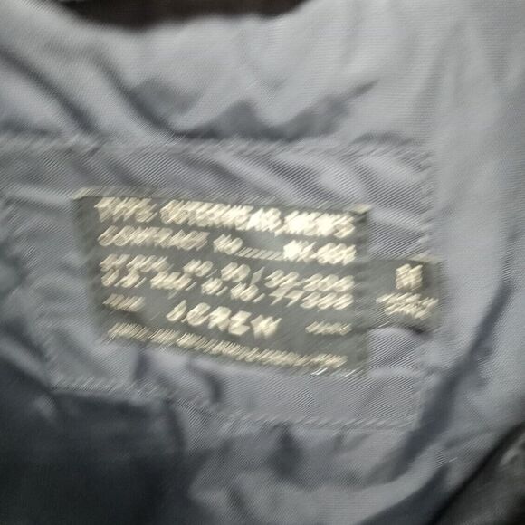 J Crew Jacket Mens Medium Midnight Navy Blue Full Zip Military‎ Style Parka - Picture 8 of 12